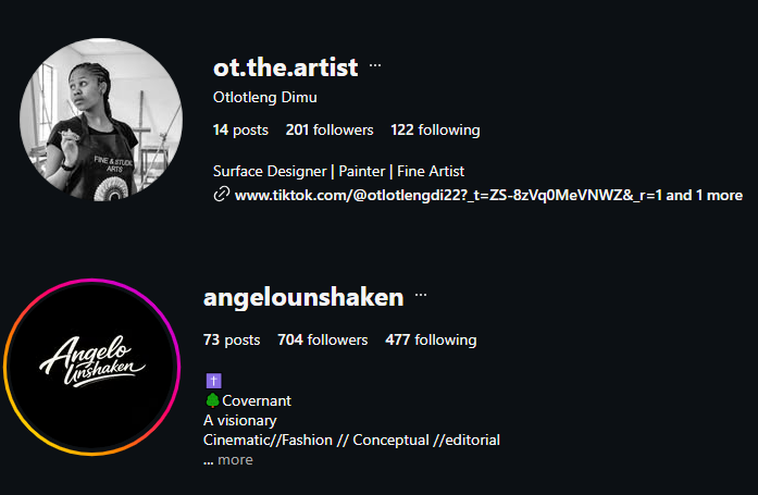 Otloteng Artist and Angelo Artist